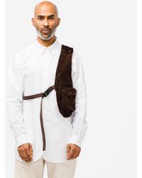 Engineered Garments Shoulder Vest - Brown