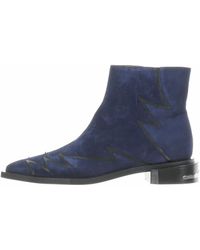 Toga Virilis Western Short Boots - Blue