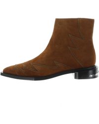 Toga Virilis Western Short Boots - Brown