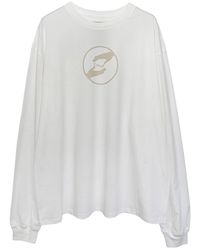 cycle by MYOB Skin Ship Logo Long Sleeve Tee - White