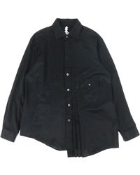 SOSHIOTSUKI Asymmetry Evening Shirt - Black
