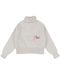 Rhude Embroidered Cropped Jumper - Multicolour