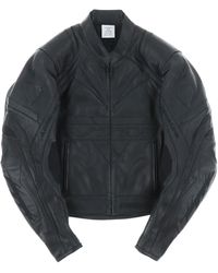 Vetements Racing Leather Jacket - Black