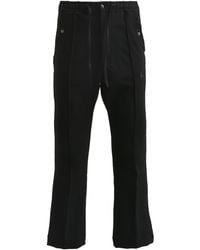 Needles Black Cowboy Piping Trousers for Men