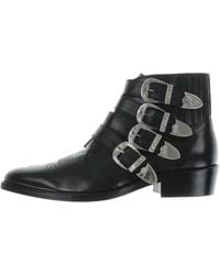 Toga Virilis 4 Metal Cowboy Boots - Black