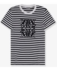 Max Mara - Mxmruta Cotton T-Shirt With Front Embroidery - Lyst