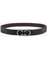 Ferragamo - Reversible Leather Belt - Lyst