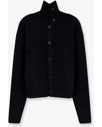 Tonywack - Button-Up Ribbed Wool And Cotton Cardigan - Lyst