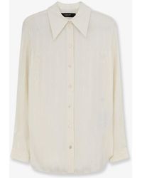 Gucci - Silk Shirt With Iconic Print - Lyst