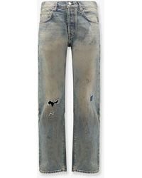 Enfants Riches Deprimes - Straight Leg Jeans With Destroyed Effect - Lyst