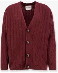 Amaranto - Wool And Cashmere Cardigan - Lyst