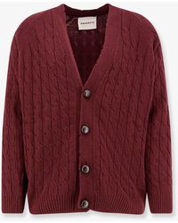 Amaranto - Wool And Cashmere Cardigan - Lyst