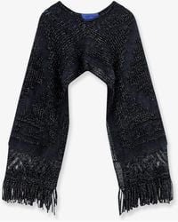 Mes Demoiselles - Royce Wool And Mohair Blend Cape - Lyst