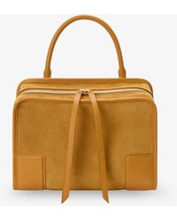 Loewe - Amazona 180 Medium Suede Shoulder Bag - Lyst