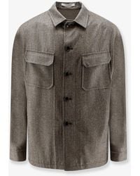 Tagliatore - Calvin Pied-De-Poule Virgin Wool Shirt/Jacket - Lyst