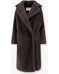 Max Mara - Tedgirl Alpaca Wool Silk Coat - Lyst