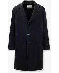 Amaranto - Wool And Cashmere Blend Coat - Lyst