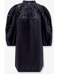 Scarlett Poppies - Visaya Cotton Satin Dress - Lyst