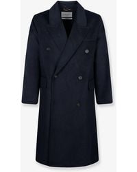 Amaranto - Wool And Cashmere Blend Coat - Lyst
