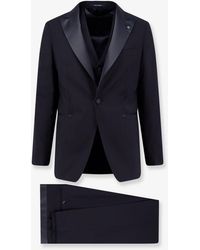 Tagliatore - Virgin Wool Tuxedo With Vest - Lyst