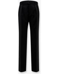 Tagliatore - Nevil Virgin Wool Trousers With Belt - Lyst