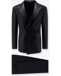 Tagliatore - Double-Breasted Virgin Wool Tuxedo - Lyst