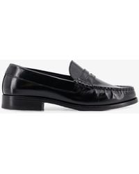 Alohas - Rivet Leather Loafers - Lyst