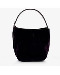 TOTEME - Small Belted Suede Handbag - Lyst