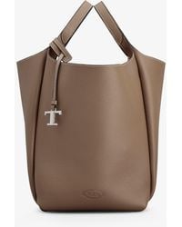 Tod's - Mini Leather Bucket Bag - Lyst