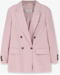 Max Mara - Wool, Mohair And Silk Blend Ombrosa Blazer - Lyst