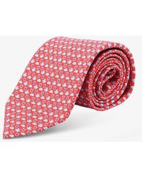 Ferragamo - Clarissa Silk Tie - Lyst