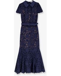 Self-Portrait - Self Portrait Lace Long Dress - Lyst
