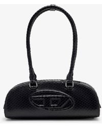 DIESEL - 1Dr Python Effect Leather Shoulder Bag - Lyst
