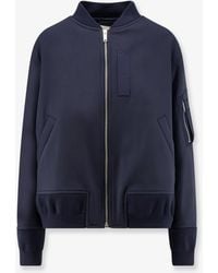 Semicouture - Virgin Wool Blend Bomber - Lyst