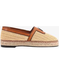 DSquared² - Natural Raffia Loafers - Lyst