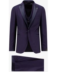 Tagliatore - Virgin Wool And Silk Tuxedo With Vest - Lyst