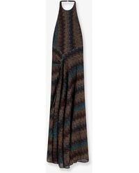 Missoni - Viscose And Metallic Fiber Dress - Lyst