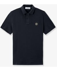 Stone Island - T-Shirts And Polos Cotone Organico Elastan - Lyst