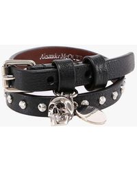 Alexander McQueen - Leather Bracelet - Lyst
