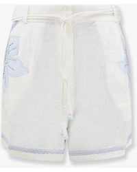 Scarlett Poppies - Vareli Linen And Cotton Shorts - Lyst