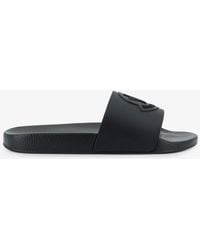 Moncler - Basile Rubber Sandals - Lyst
