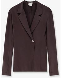 Alysi - Loose Silk Blazer - Lyst