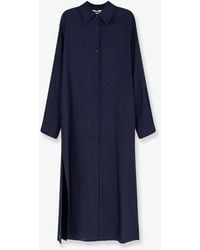 Hevò - Arigliano Linen And Viscose Chemisier Dress - Lyst