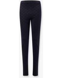 Gucci - Viscose Blend Leggings With All-Over Gg Motif - Lyst