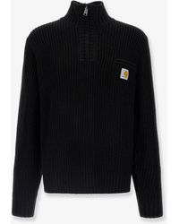 Carhartt - Detroit Half Zip Acrylic Blend Sweater - Lyst