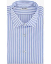 NUGNES 1920 - Striped Cotton Shirt - Lyst