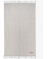 MC2 Saint Barth - Striped Cotton Beach Towel - Lyst