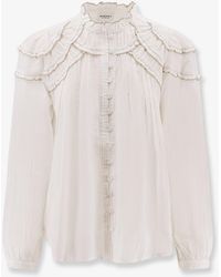 Isabel Marant - Marant Etoile Christa Biologic Cotton And Viscose Shirt - Lyst