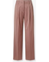 Golden Goose - Deluxe Brand Flavia Light Dry Wool Trousers - Lyst