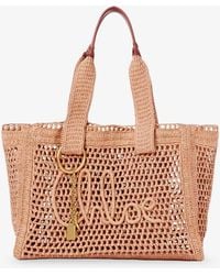 Chloé - East-West Summer Banana Raffia Shoulder Bag - Lyst